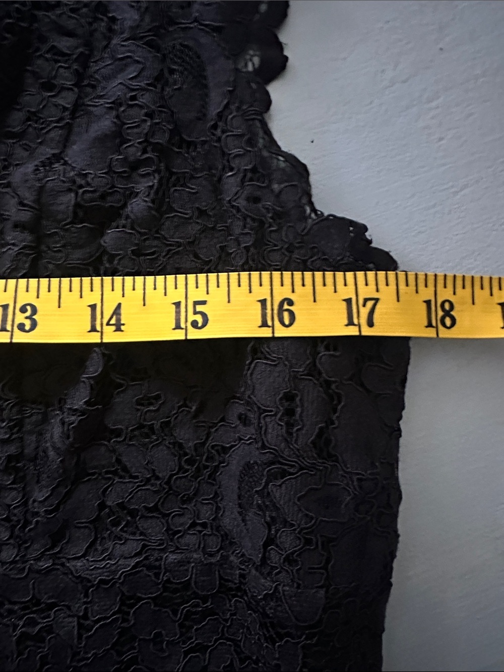 Express Black Floral Lace Ruched Top Y2K Coquette Goth L NWT delicate Feminine - Picture 5 of 7
